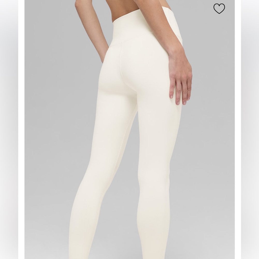 Alo Yoga High-Waist Airbrush Legging  - Ivory/ XS / Full 28"